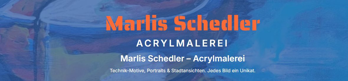 Technische Motive | Oldtimer Acrylmalerei | Marlis Schedler