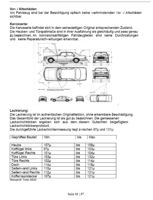 Wunderschön: Mercedes Benz S-Klasse mit historischer Zulassung Baujahr BJ 03/1989