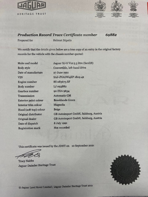 Jaguar XJS V12 Convertible in gutem Zustand abzugeben Baujahr BJ 04/1992