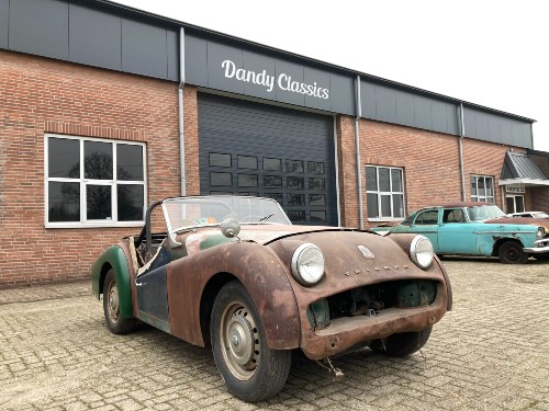 Für Bastler: Händlerfahrzeug Triumph TR3 Baujahr BJ 09/1958