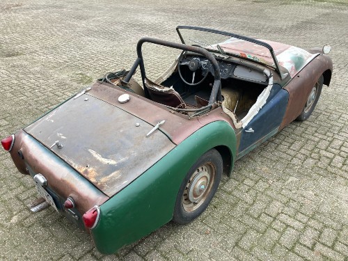 Für Bastler: Händlerfahrzeug Triumph TR3 Baujahr BJ 09/1958