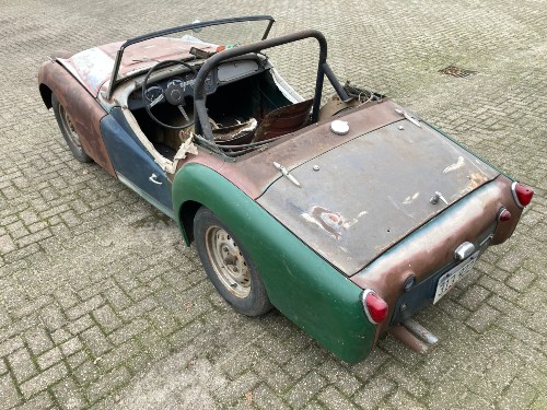 Für Bastler: Händlerfahrzeug Triumph TR3 Baujahr BJ 09/1958