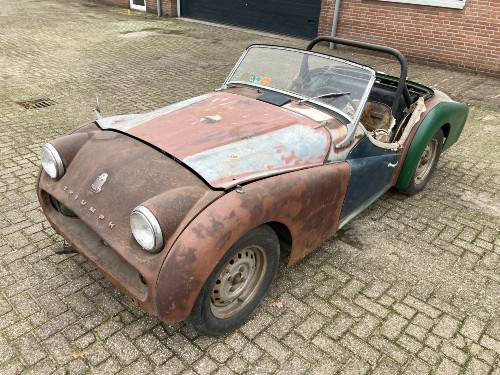 Für Bastler: Händlerfahrzeug Triumph TR3 Baujahr BJ 09/1958