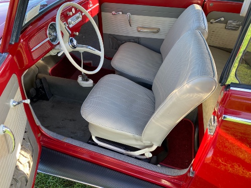 käfer cabrio 1965 body off restauriert mit foto reportage Baujahr BJ 05/1965