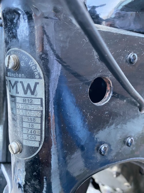 BMW R 12 eingeschränkt fahrbar Baujahr BJ 02/1941