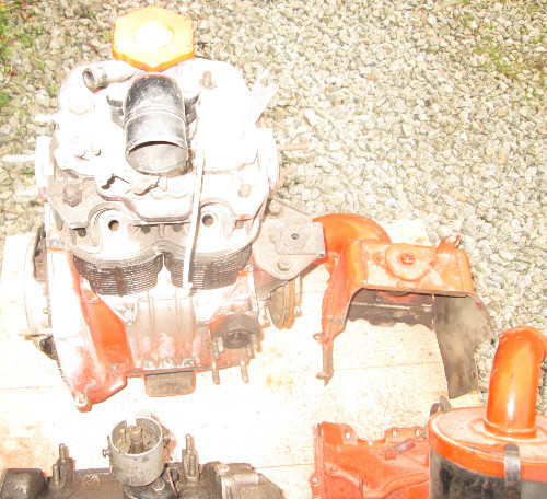 Fiat 500 und 126 Teilelager, Motore 650 ccm, etc. Baujahr BJ -