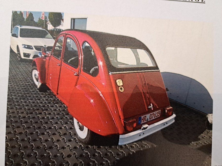 Oldtimer Citroën 2CV Ente in gutem Zustand abzugeben Baujahr BJ 08/1983