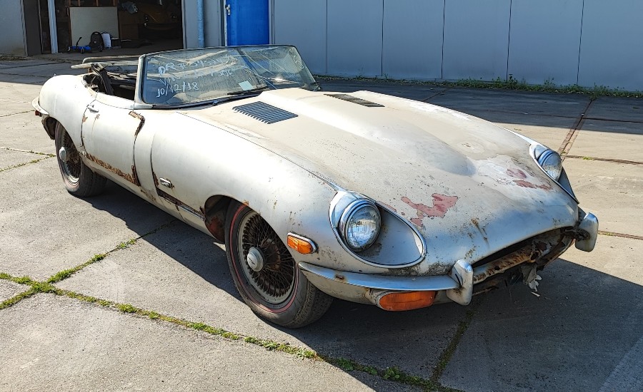 Zu restaurieren: Jaguar E-Type sucht neuen Besitzer Baujahr BJ 01/1969