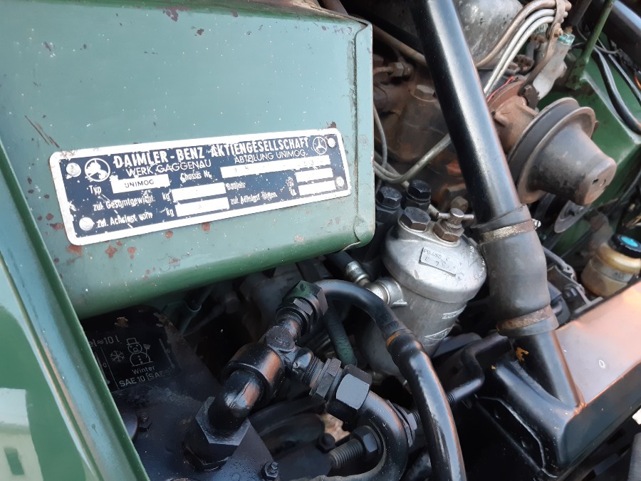 Mercedes Benz Unimog 411 Cabrio in rostfreiem Zustand mit niedriger Laufleistung Baujahr BJ 03/1961