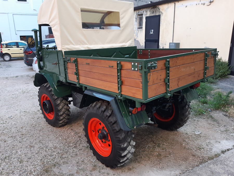 Mercedes Benz Unimog 411 Cabrio in rostfreiem Zustand mit niedriger Laufleistung Baujahr BJ 03/1961