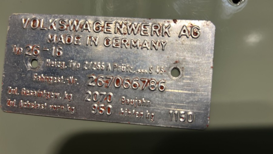 Top: VW T1 Baujahr BJ 01/1966