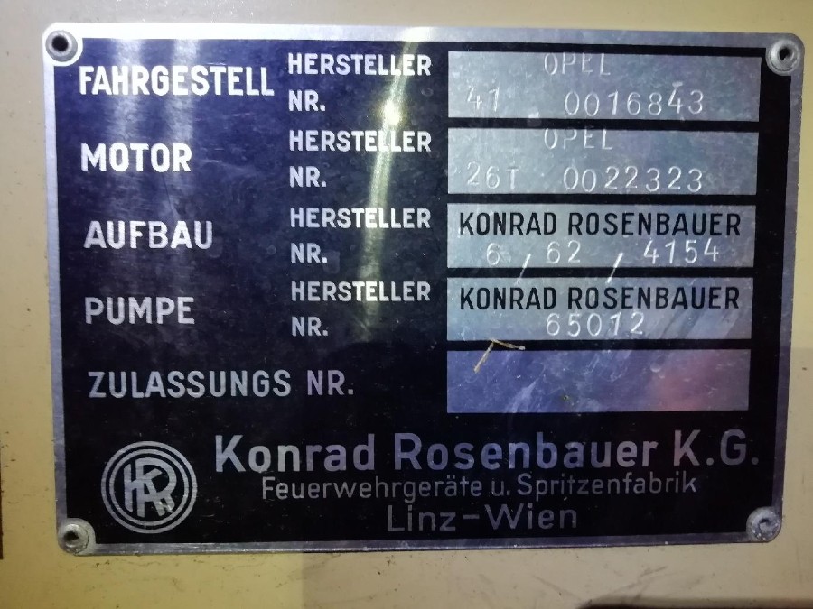 Opel Blitz eingeschränkt fahrbar mit niedriger Laufleistung Baujahr BJ 02/1962