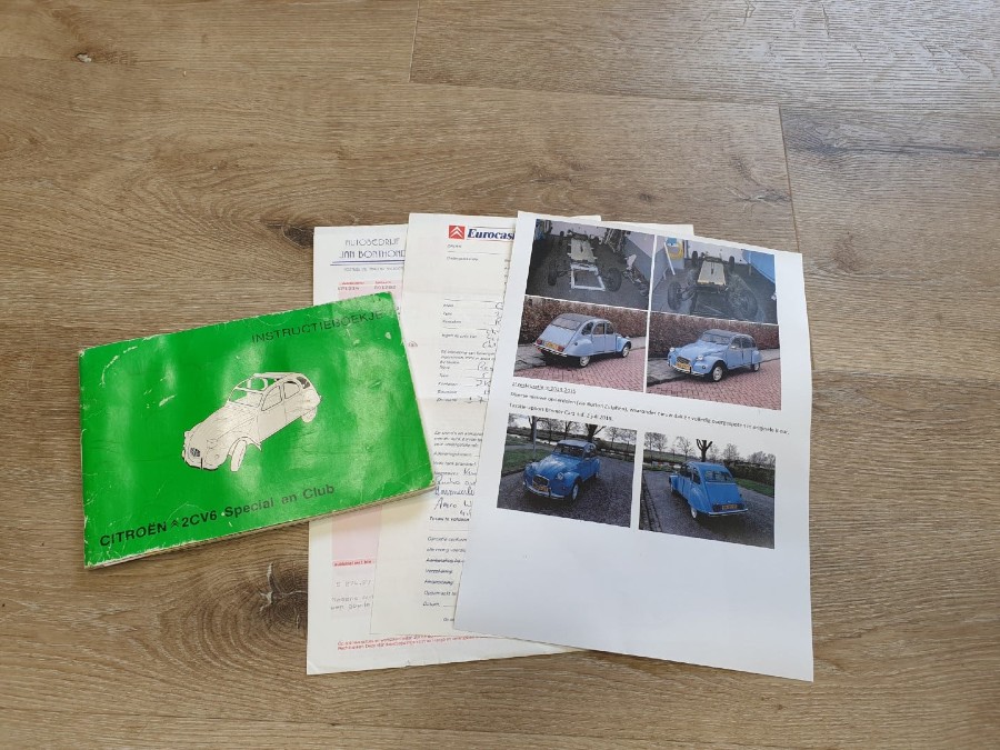 1987er Citroën 2CV 6 Special Ente Baujahr BJ 01/1987