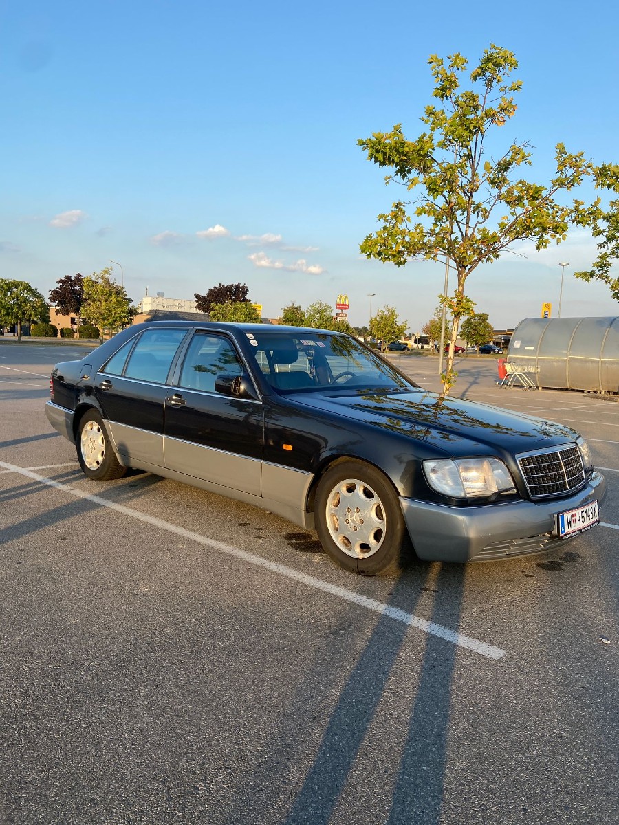 Youngtimer Mercedes Benz S-Klasse SEL 600 in rostfreiem Zustand Baujahr BJ 10/1993