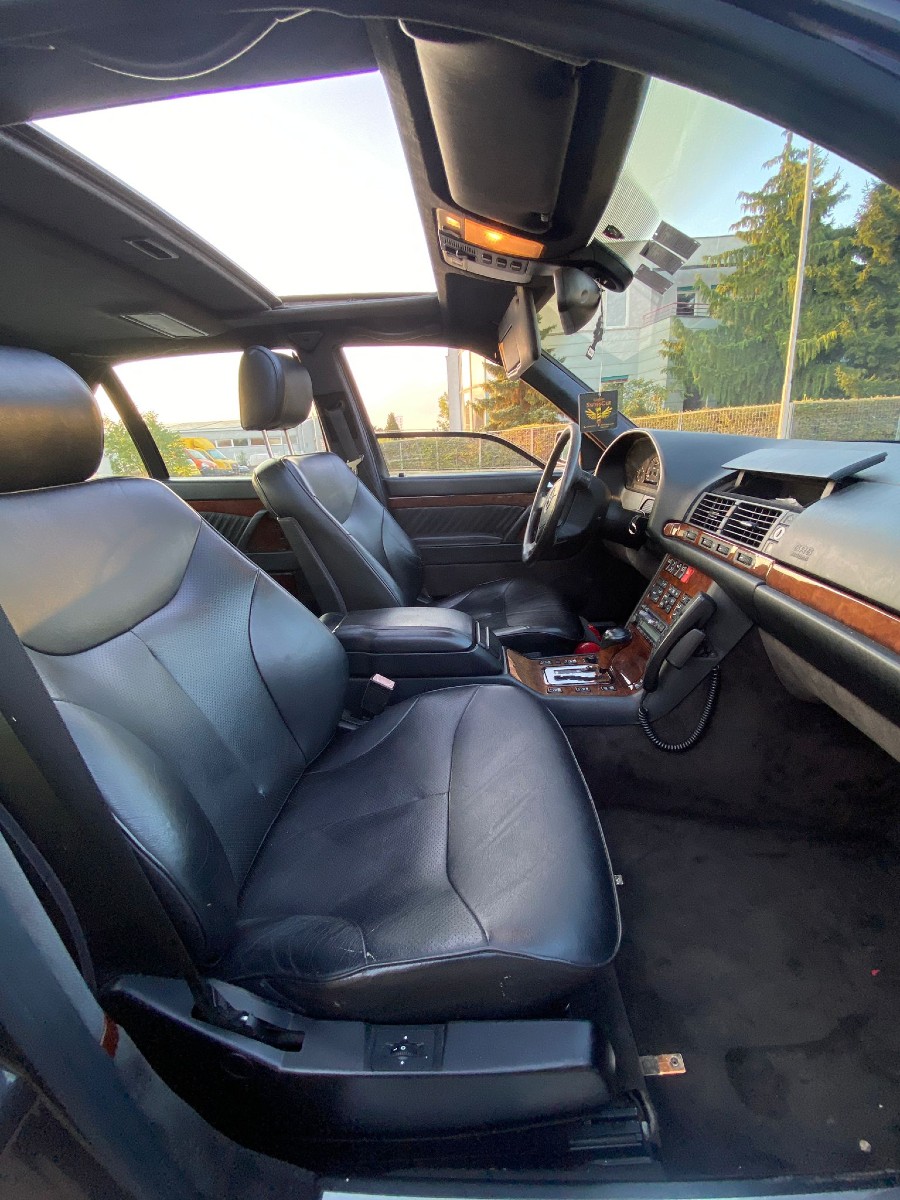 Youngtimer Mercedes Benz S-Klasse SEL 600 in rostfreiem Zustand Baujahr BJ 10/1993