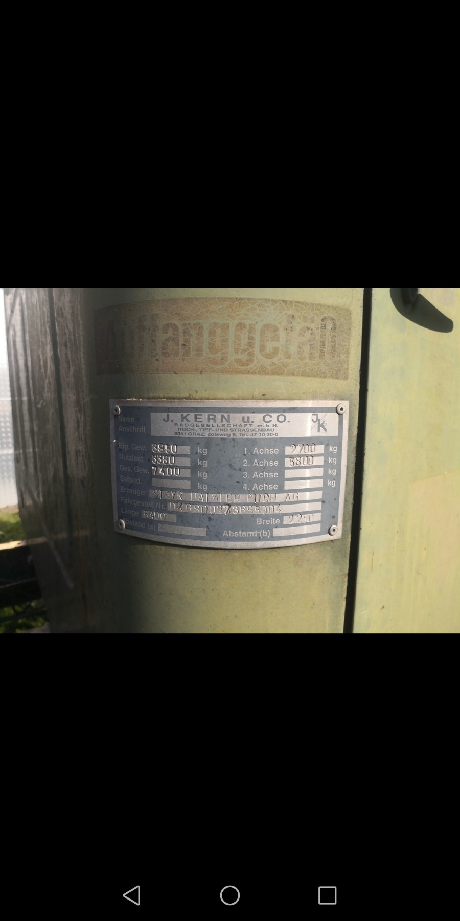 Für Bastler: Steyr sonstige Modelle Oldtimer zu verkaufen Baujahr BJ 01/1967