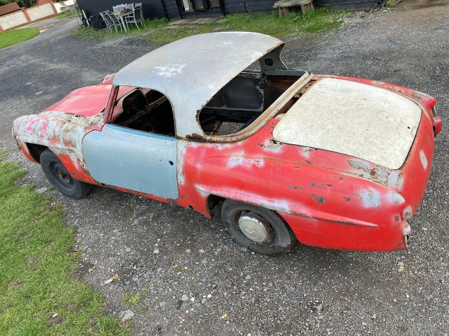Mercedes Benz 190 mit niedrigem Kilometerstand Baujahr BJ 01/1963