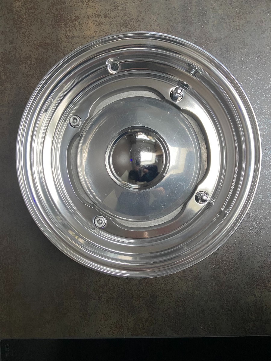 STEYR PUCH ALU SPORTFELGEN 4.5X12 TUBELESS NEU LOCHKREIS 232MM Diamond cut lip Baujahr BJ -