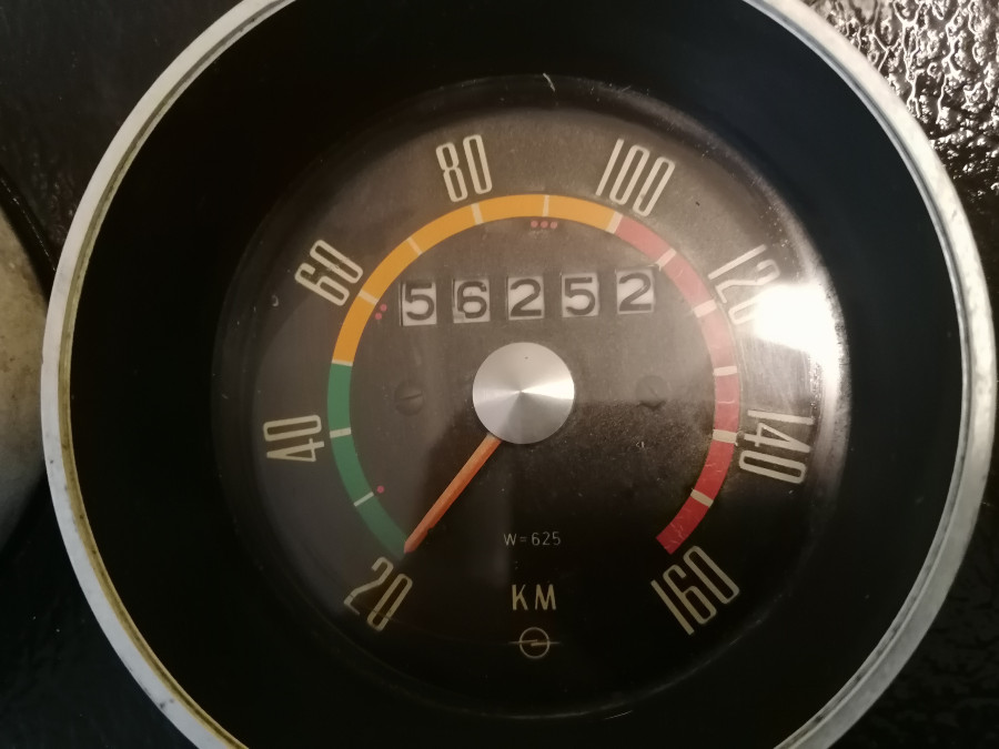 Tachometer für einen Opel Kadett B mit Heizungsbedienteil Baujahr BJ -