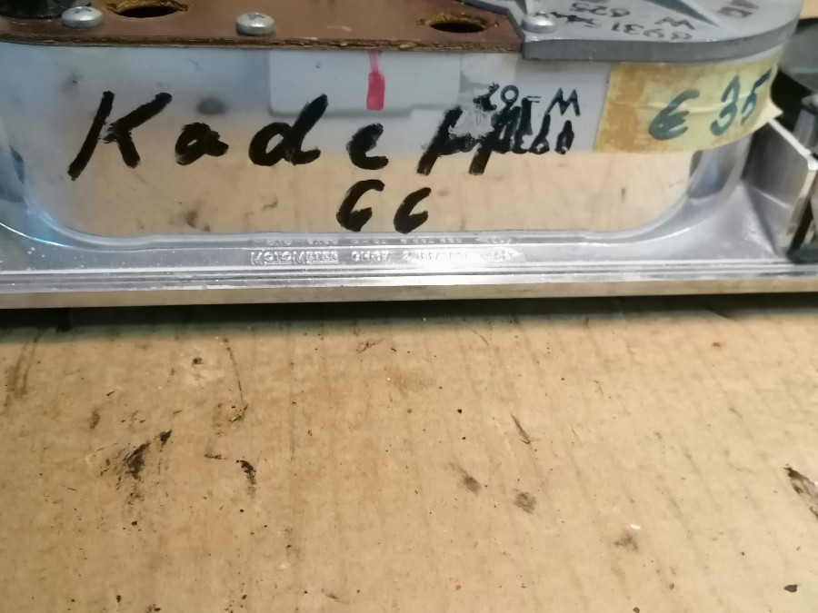 Tachometer für einen Opel Kadett B mit Heizungsbedienteil Baujahr BJ -