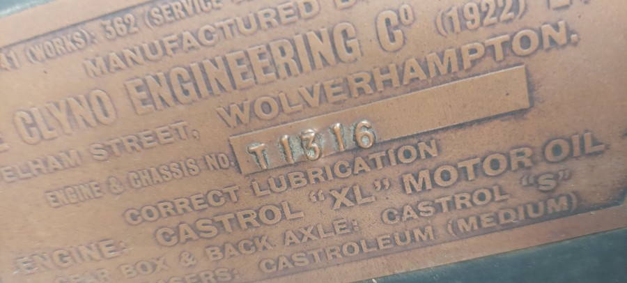 Clyno Tourer 11HP Baujahr BJ 06/1926