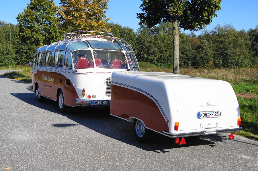 Historisch zugelassen: Kaessbohrer Setra S 6 Bus Baujahr BJ 03/1959