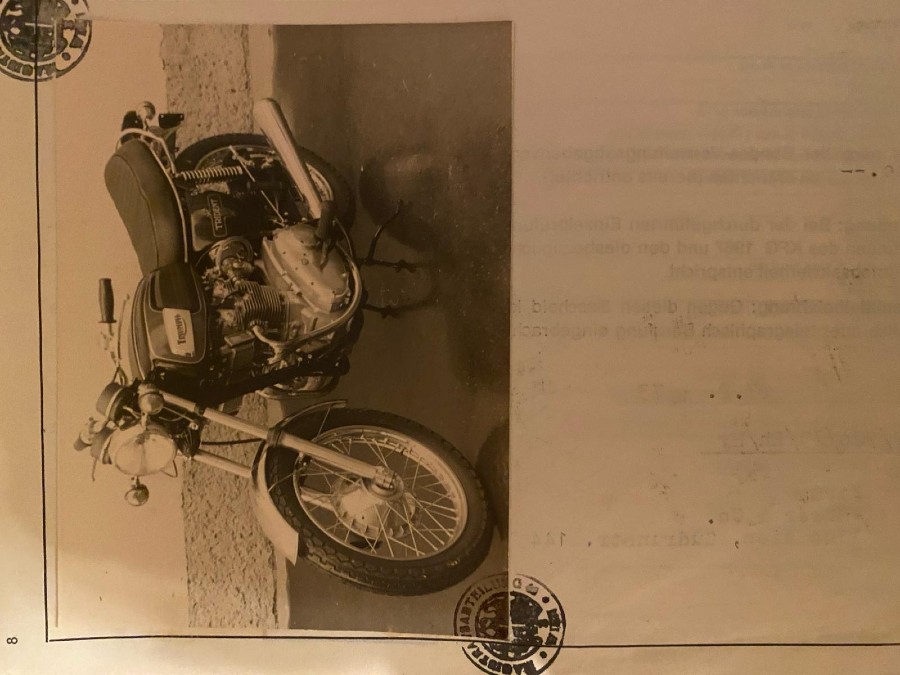 Traumhaft: Triumph TRIUMPH TRIDENT T150V Baujahr BJ 04/1973