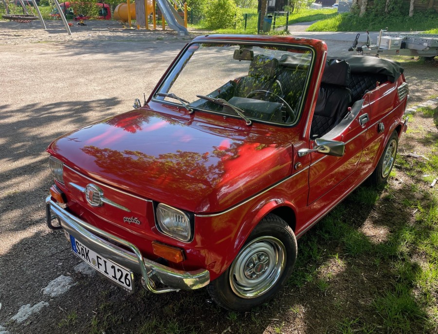 Fiat 126 Cabrio pop 650 Baujahr BJ 03/1990