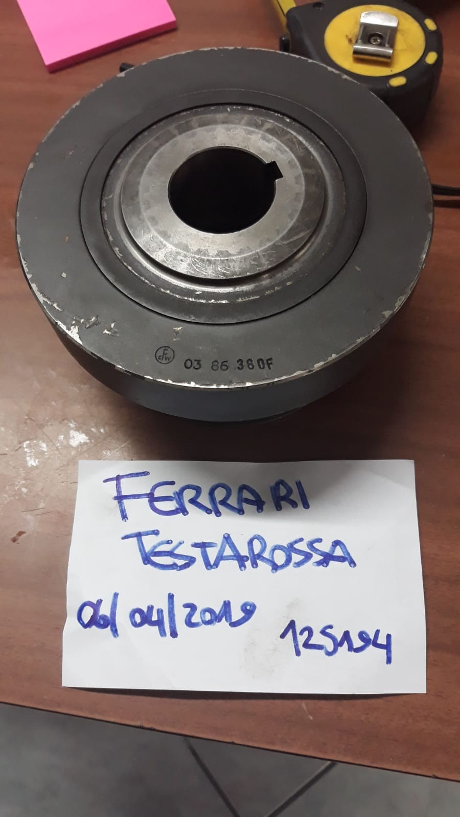 Motor für Ferrari Testarossa abzugeben Baujahr BJ -