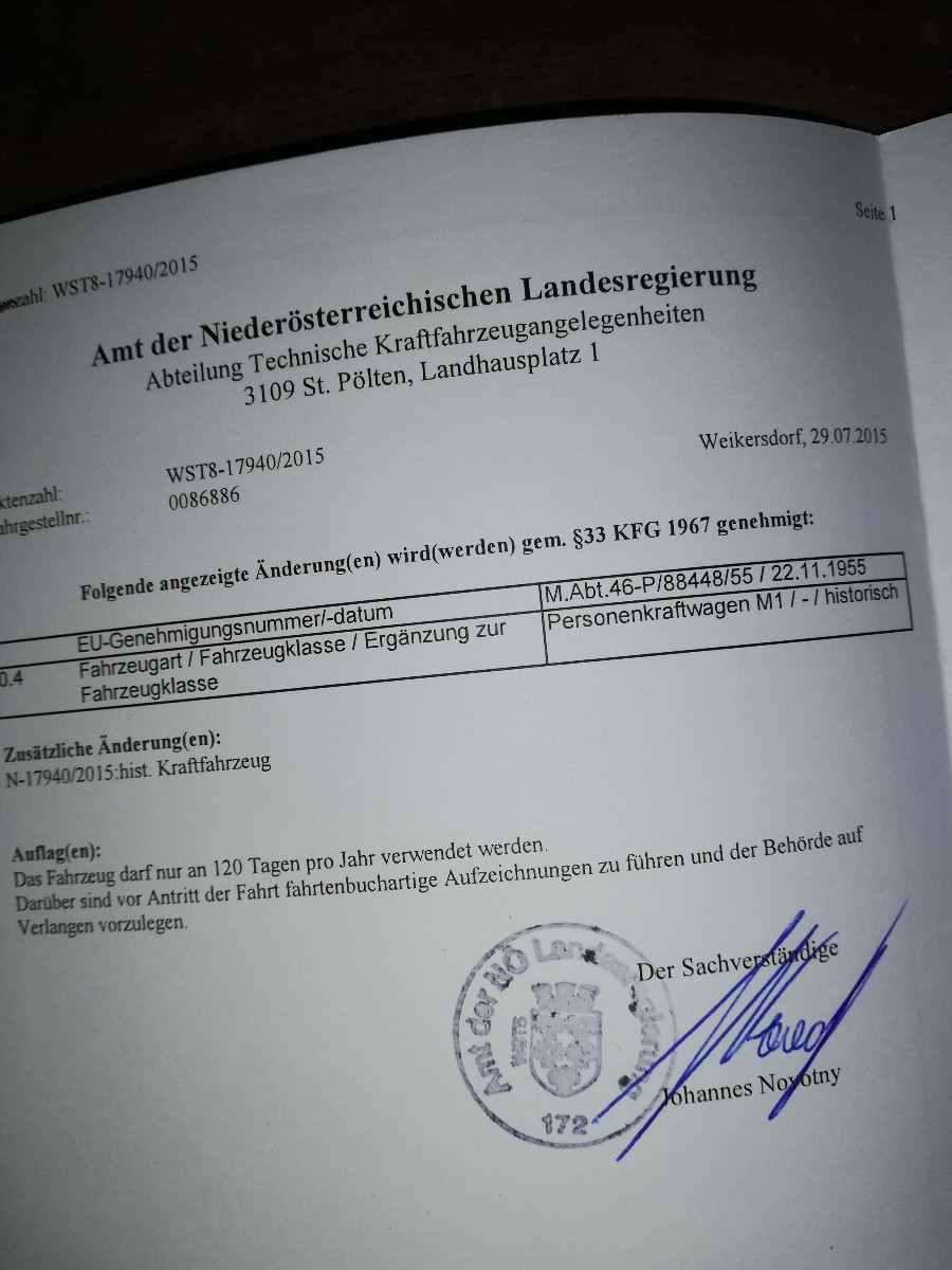 GAZ Pobeda M20 Baujahr BJ 08/1948