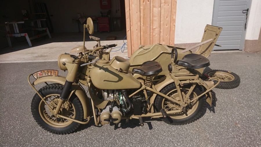Gebraucht: BMW R 75 Gespann in Top Zustand Baujahr BJ 07/1944
