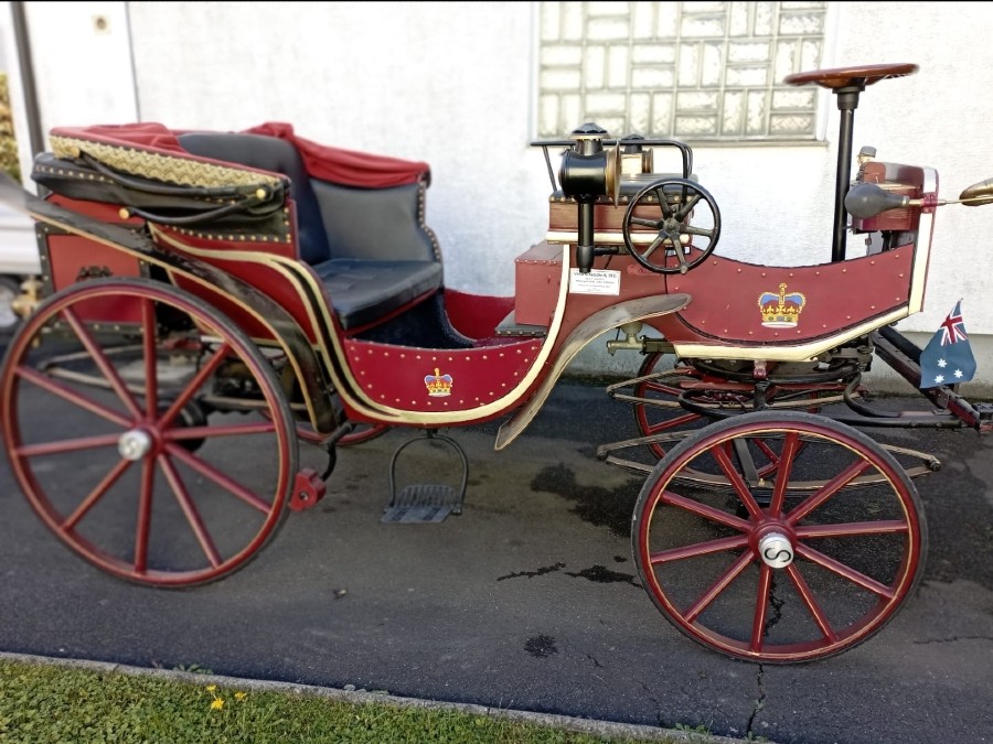 Pferdekutsche mit Elektromotor Baujahr BJ 01/1911