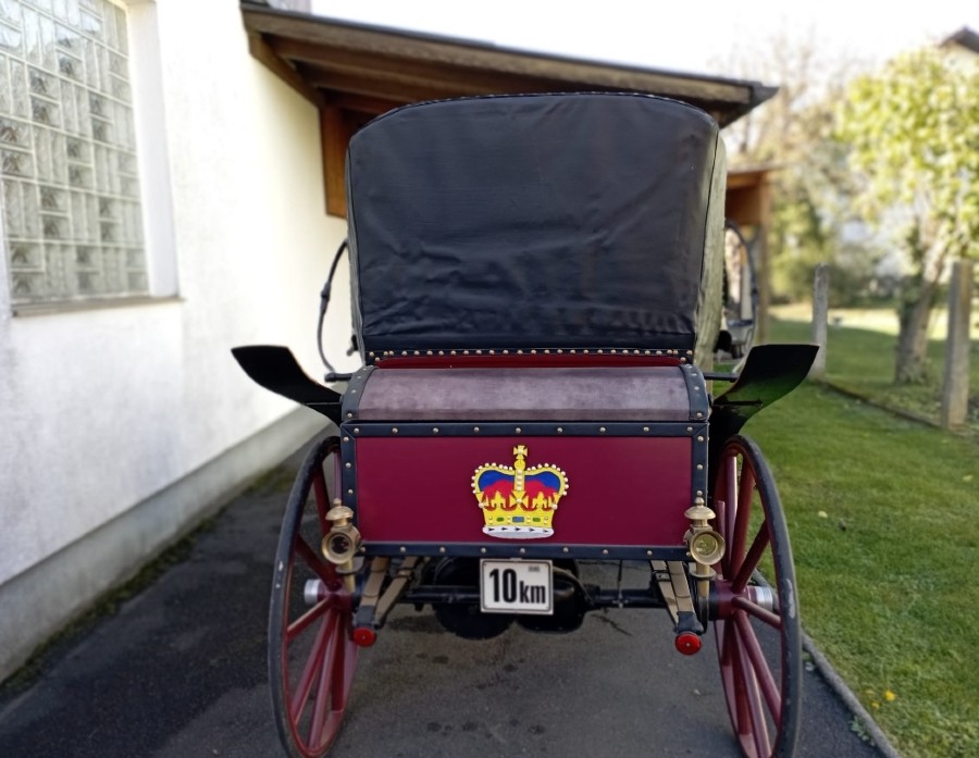 Pferdekutsche mit Elektromotor Baujahr BJ 01/1911