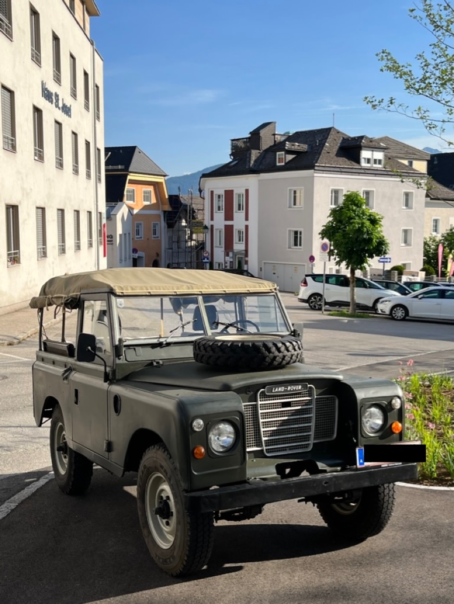 Land Rover Defender in gutem Zustand Baujahr BJ 08/1977