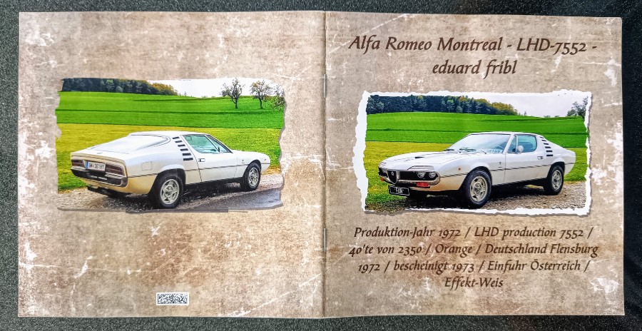 Historisch zugelassen: Alfa Romeo Montreal LHD 7552 im Angebot Baujahr BJ 04/1972