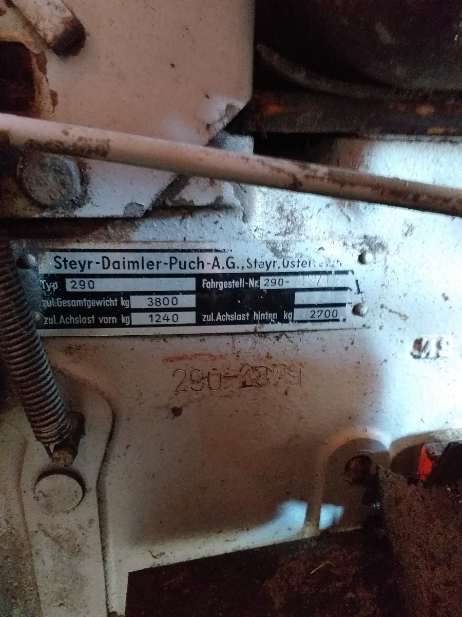 Steyr 290 zu verkaufen Baujahr BJ 01/1969