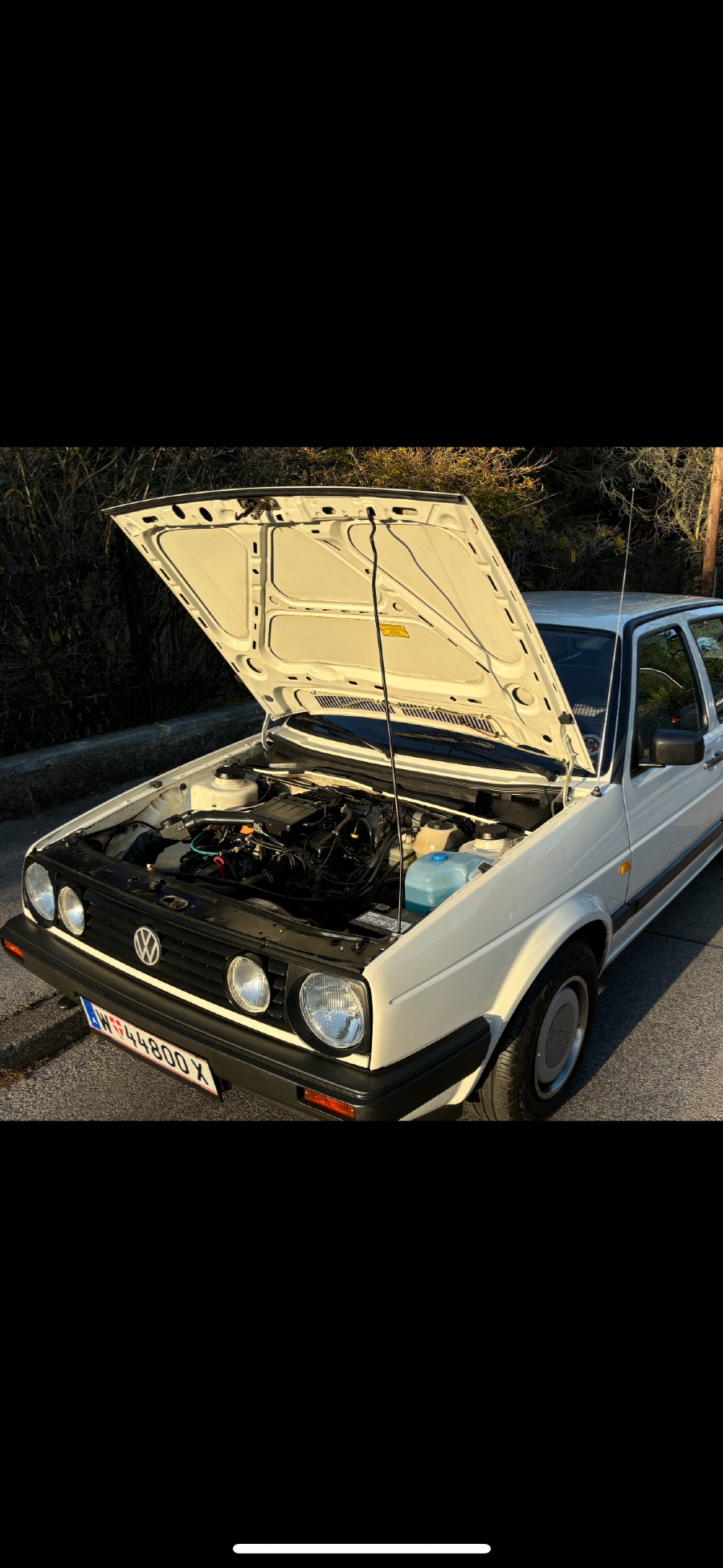 VW Golf 2 Rabbit in gutem Zustand steht zum Verkauf Baujahr BJ 04/1992