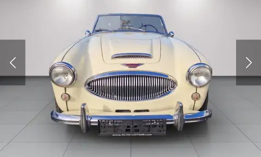 Austin Healey 3000 MkII BT7 in gebrauchtem Zustand inkl. Pickerl Baujahr BJ 02/1962