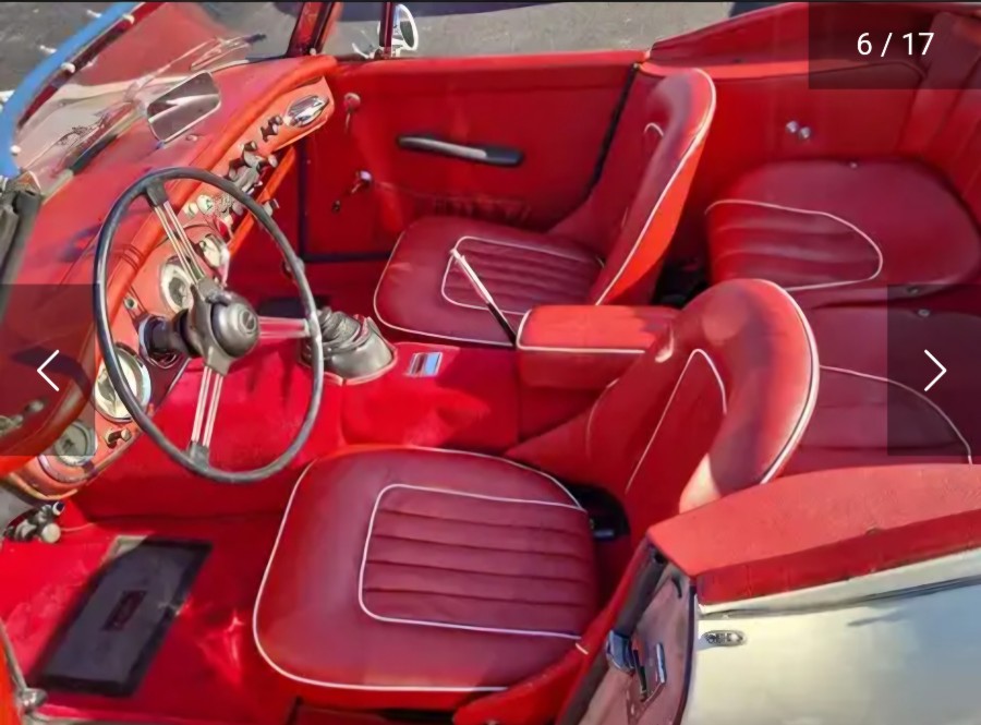 Austin Healey 3000 MkII BT7 in gebrauchtem Zustand inkl. Pickerl Baujahr BJ 02/1962