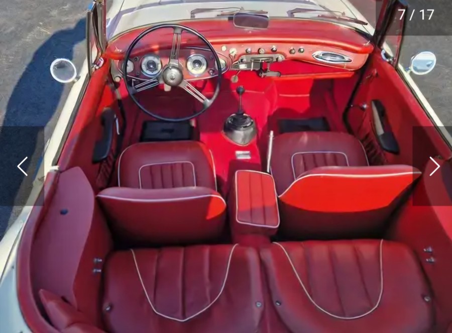 Austin Healey 3000 MkII BT7 in gebrauchtem Zustand inkl. Pickerl Baujahr BJ 02/1962