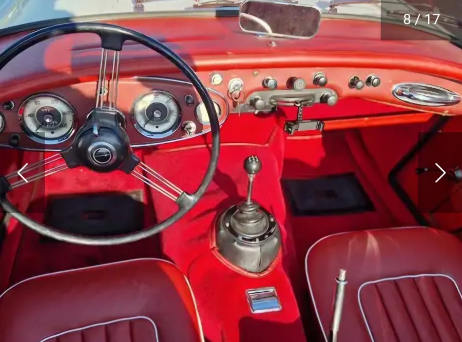 Austin Healey 3000 MkII BT7 in gebrauchtem Zustand inkl. Pickerl Baujahr BJ 02/1962