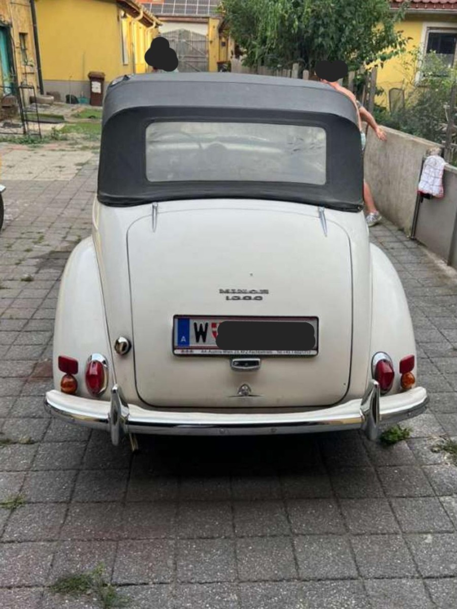 Morris Minor 1000 Cabrio Baujahr BJ 03/1957