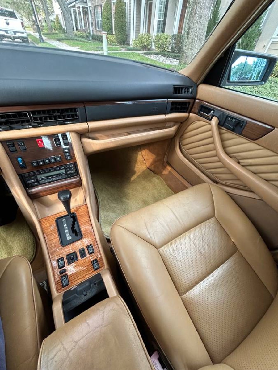 Oldtimer 1989er Mercedes Benz 420 SEL mit nur 67.000 Originalmeilen Baujahr BJ 10/1989