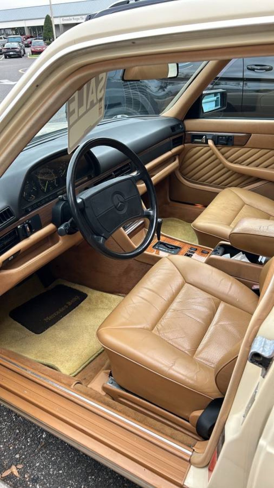 Oldtimer 1989er Mercedes Benz 420 SEL mit nur 67.000 Originalmeilen Baujahr BJ 10/1989