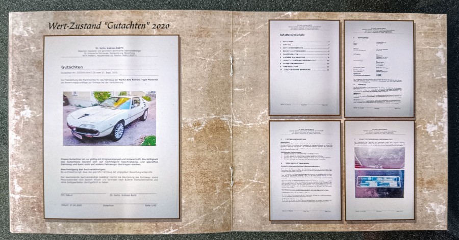 Historisch zugelassen: Alfa Romeo Montreal LHD 7552 im Angebot Baujahr BJ 04/1972