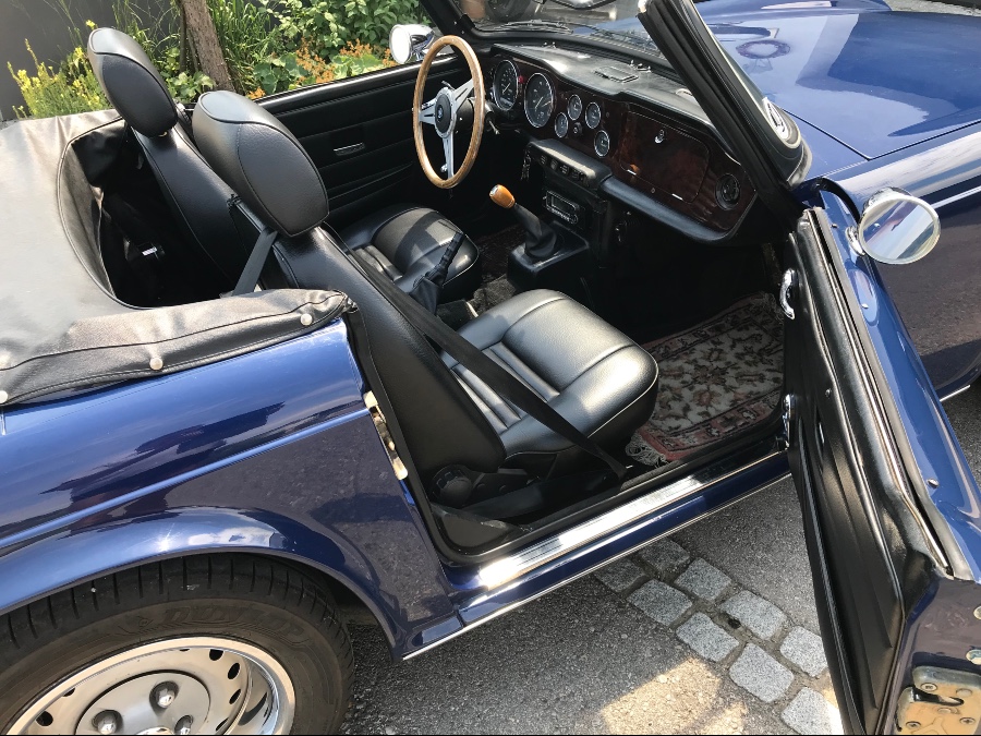 Triumph TR6 Overdrive in gutem Zustand wenig gelaufen Baujahr BJ 07/1975