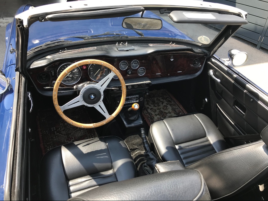 Triumph TR6 Overdrive in gutem Zustand wenig gelaufen Baujahr BJ 07/1975