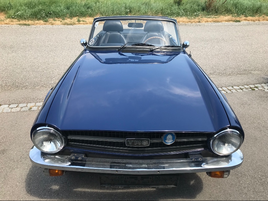 Triumph TR6 Overdrive in gutem Zustand wenig gelaufen Baujahr BJ 07/1975