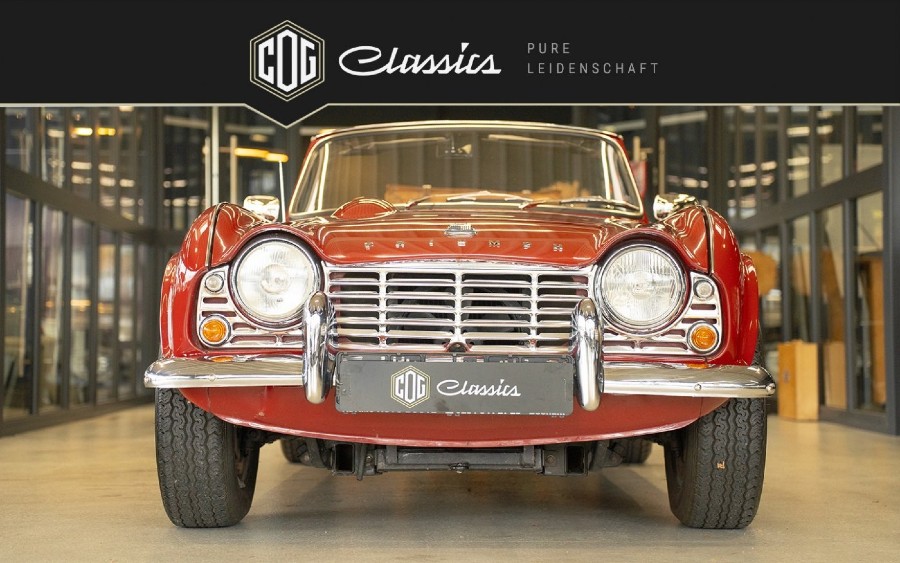 Oldtimer Triumph TR4 guter Zustand mit niedriger Laufleistung Baujahr BJ 06/1963