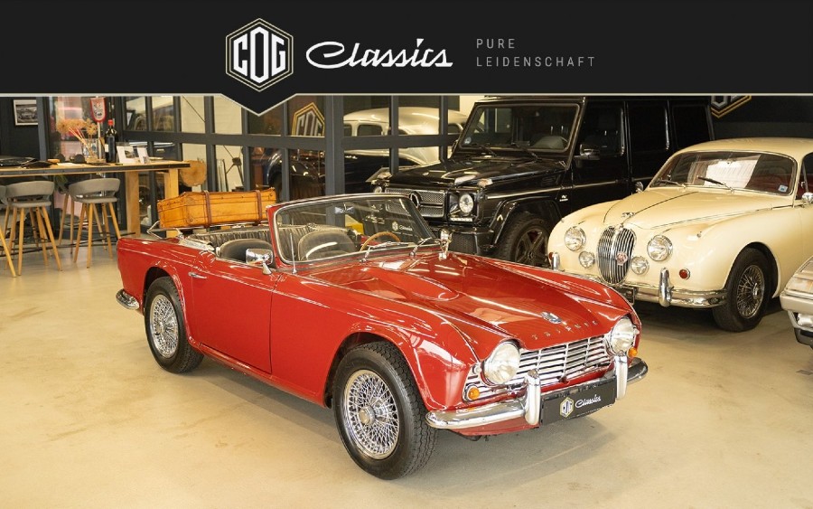 Oldtimer Triumph TR4 guter Zustand mit niedriger Laufleistung Baujahr BJ 06/1963